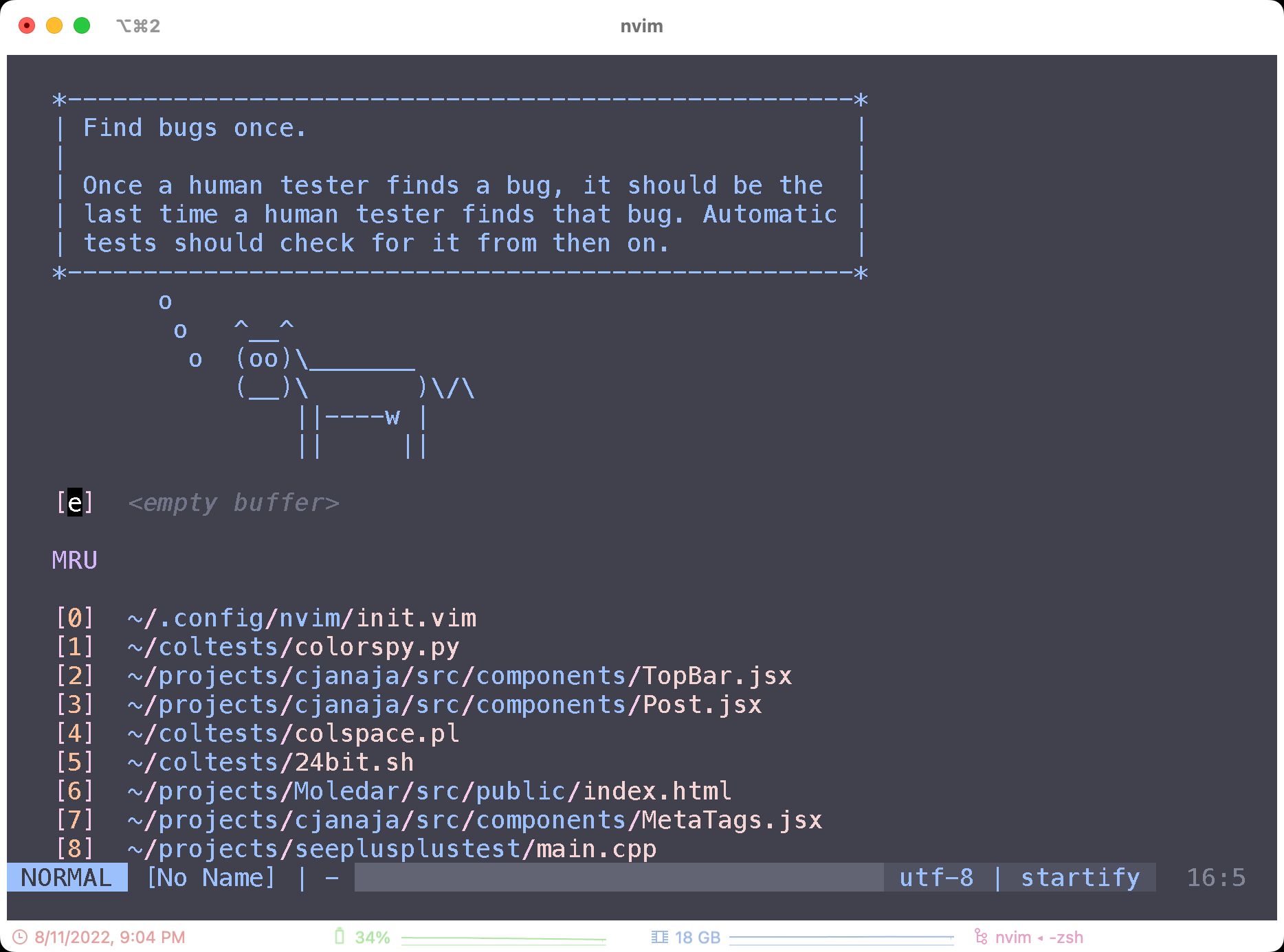 light iterm2 theme bleeding through dark nvim theme