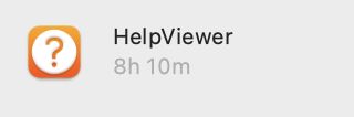 Bugged HelpViewer Screen Time