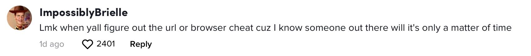 Someone asking for a pirated version